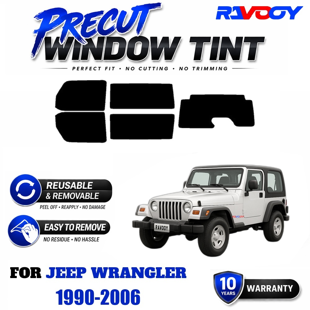 RAVOOY Precut Window Tint, Reu - Air Bubble Remover ulasan dan harga