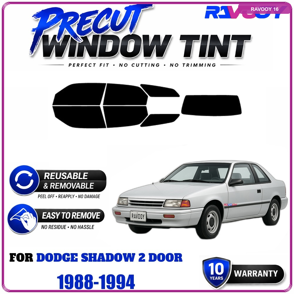 RAVOOY Precut Window Tint, Reu - Air Bubble Remover ulasan dan harga