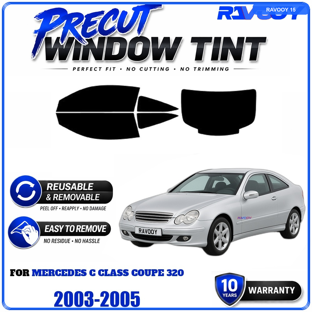RAVOOY Precut Window Tint, Reu - Air Bubble Remover ulasan dan harga