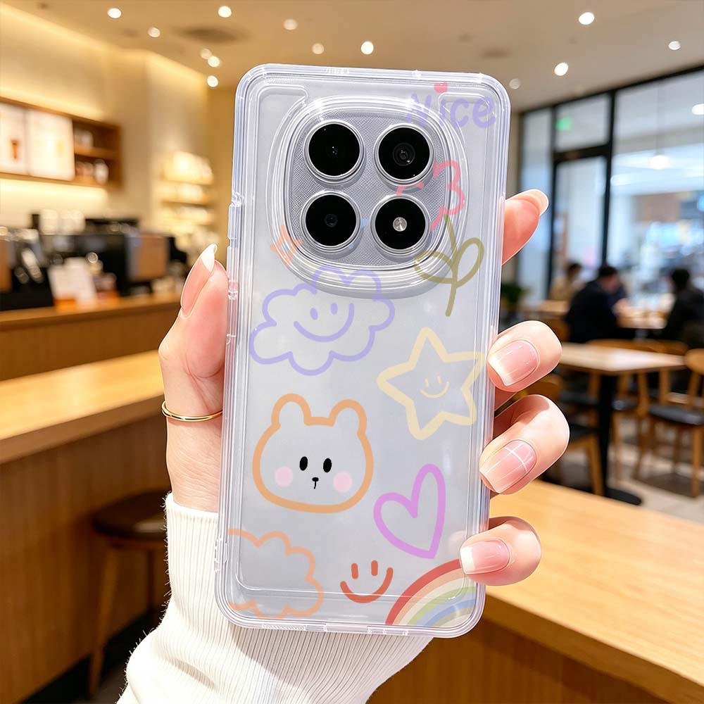 Art Cloud Smile Phone Case For - Xiaomi Poco X6 ulasan dan harga