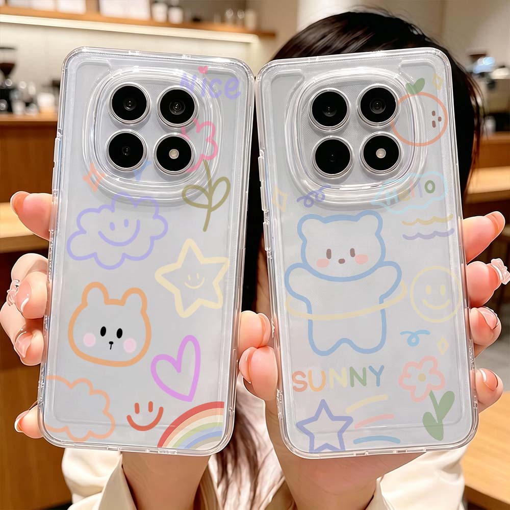 Art Cloud Smile Phone Case For - Xiaomi Poco X6 ulasan dan harga