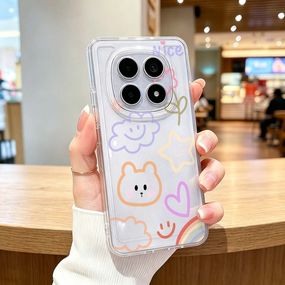 Art Cloud Smile Phone Case For - Xiaomi Poco X6 ulasan dan harga