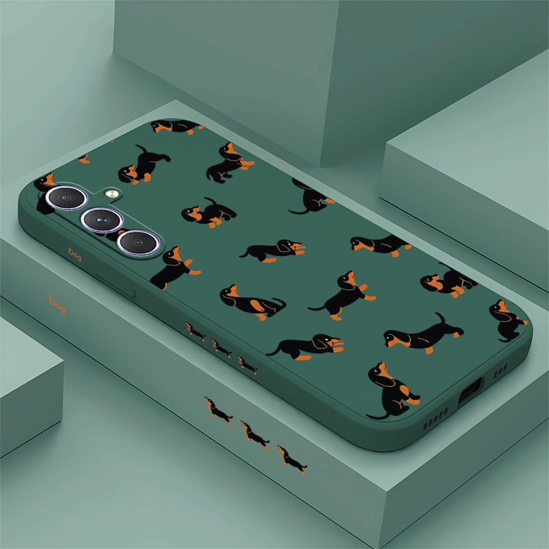 Cartoon Dachshund Dog Phone Ca - Samsung Galaxy A55 ulasan dan harga
