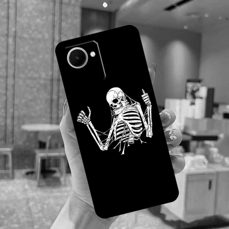 Funny Skeleton Skull Art Case  - Realme C67 ulasan dan harga