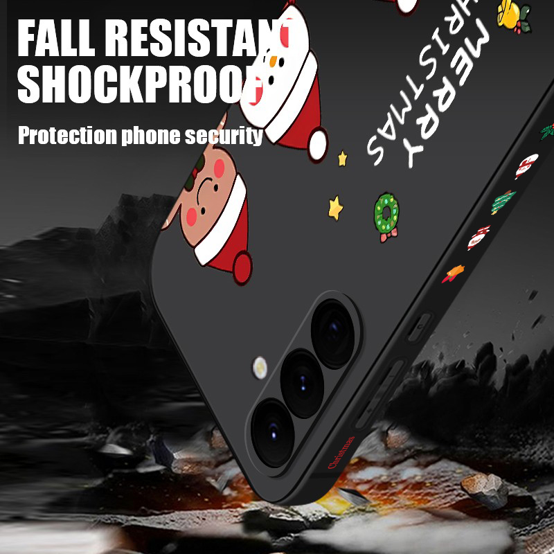 Christmas Snowman Print Phone  - Samsung Galaxy A55 ulasan dan harga